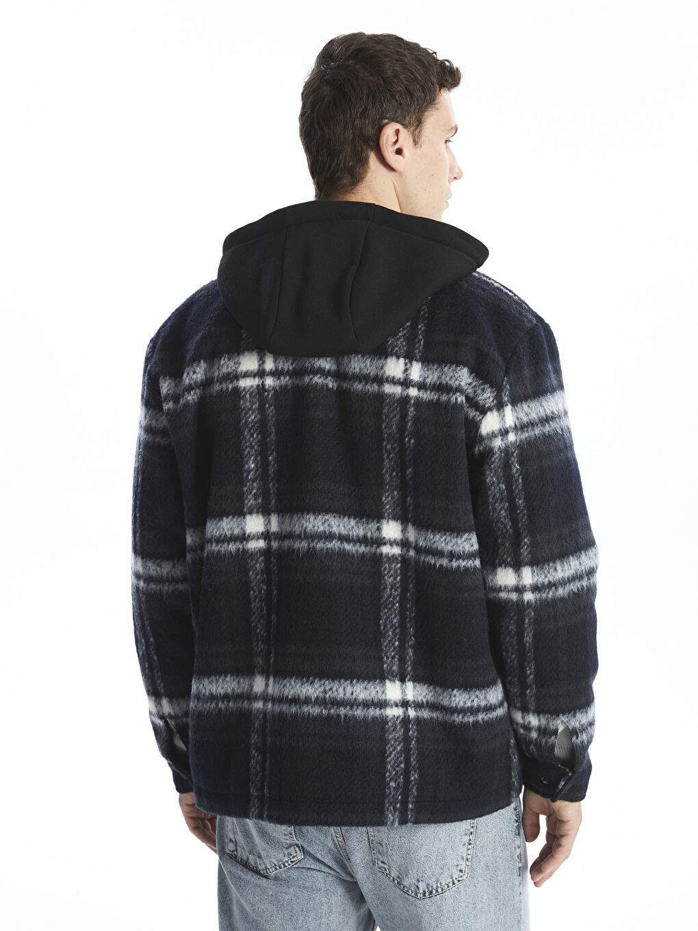 XSIDE Manteau à Capuche Coupe Régulière pour Hommes -W4BD65Z8-L8X