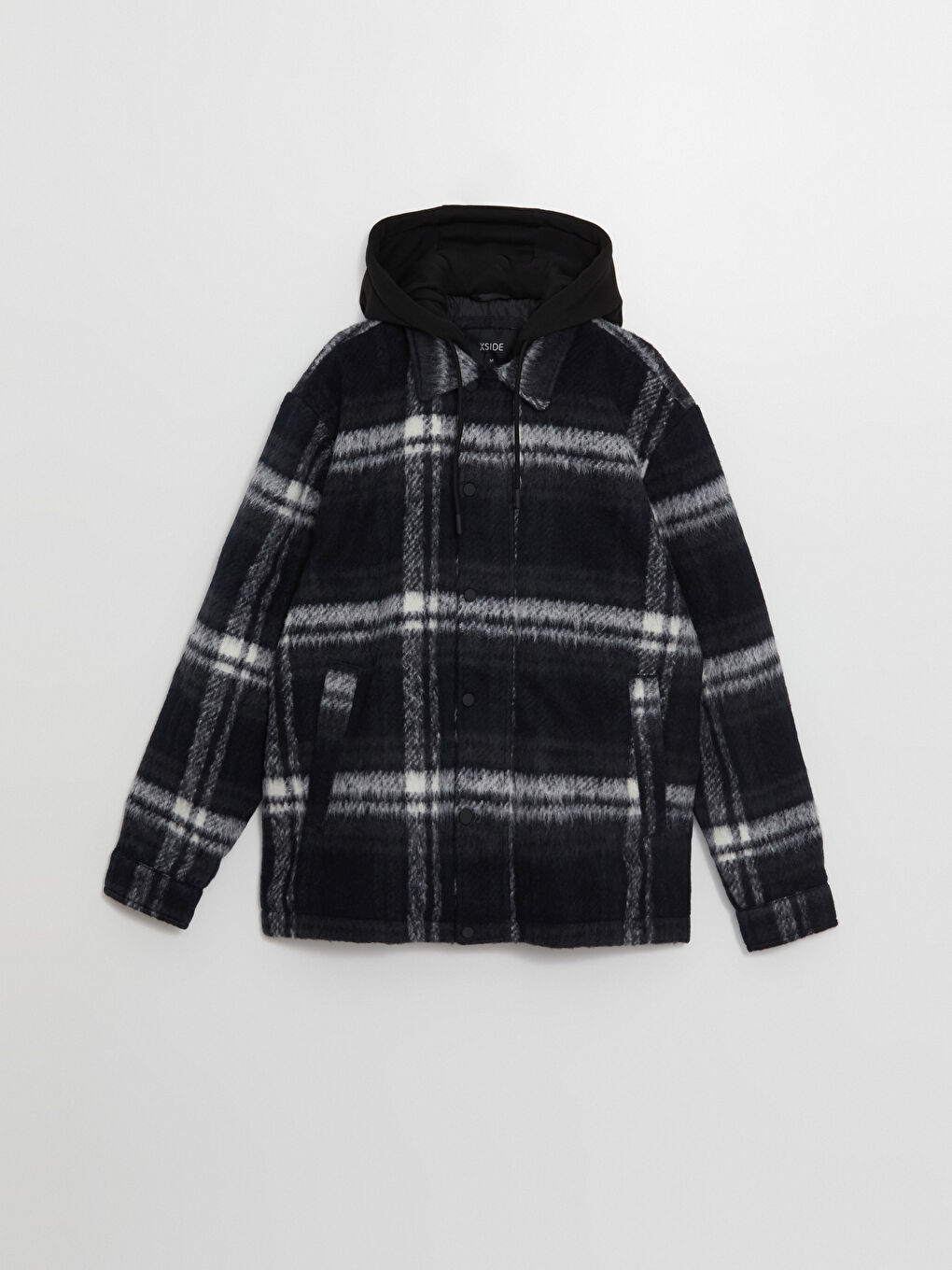 XSIDE Manteau à Capuche Coupe Régulière pour Hommes -W4BD65Z8-L8X