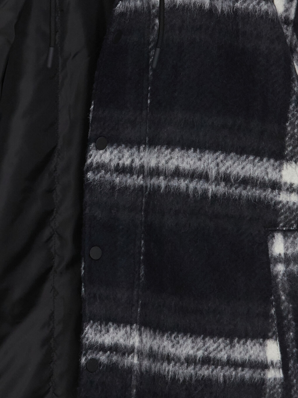 XSIDE Manteau à Capuche Coupe Régulière pour Hommes -W4BD65Z8-L8X