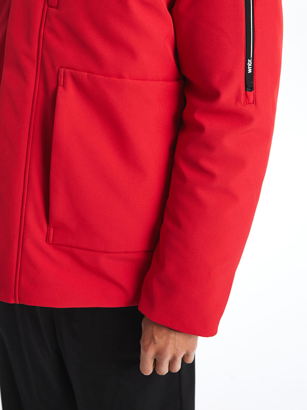 Standard Fit Hooded Men's Coat-2