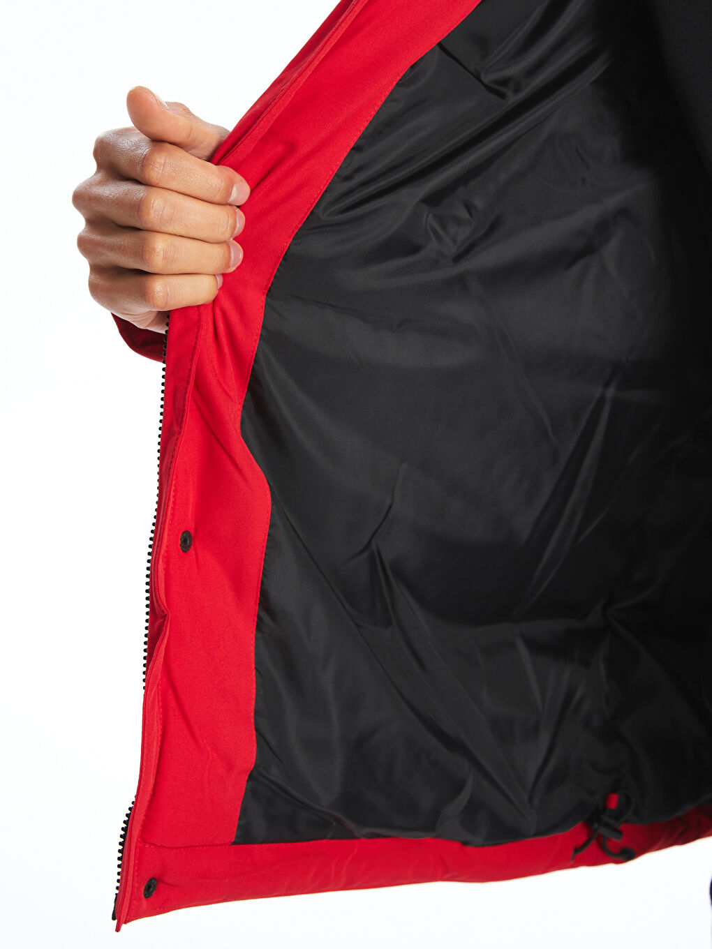 Standard Fit Hooded Men's Coat-3