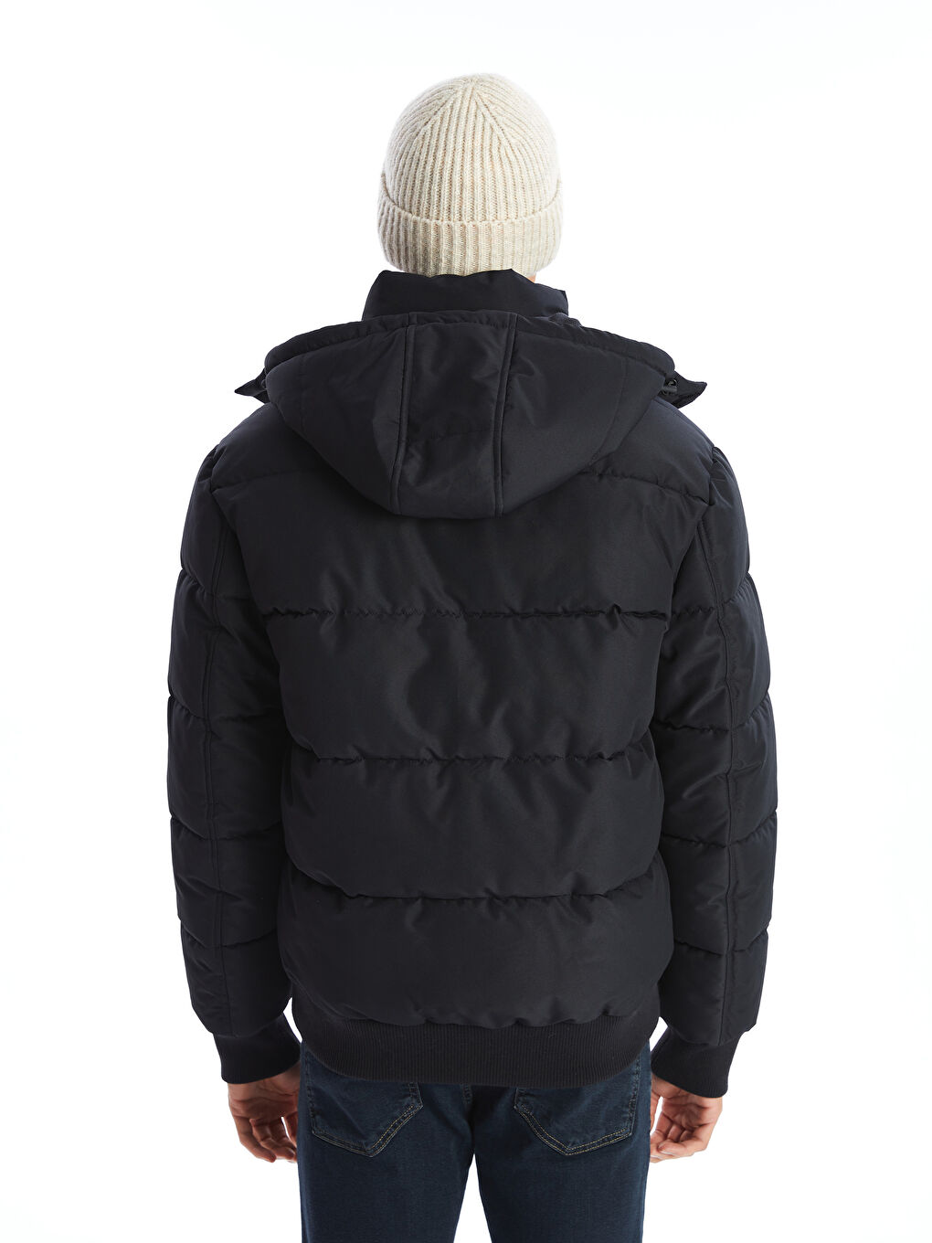 XSIDE Standard Fit Hooded Men's Puffer Coat -W4BD69Z8-CVL