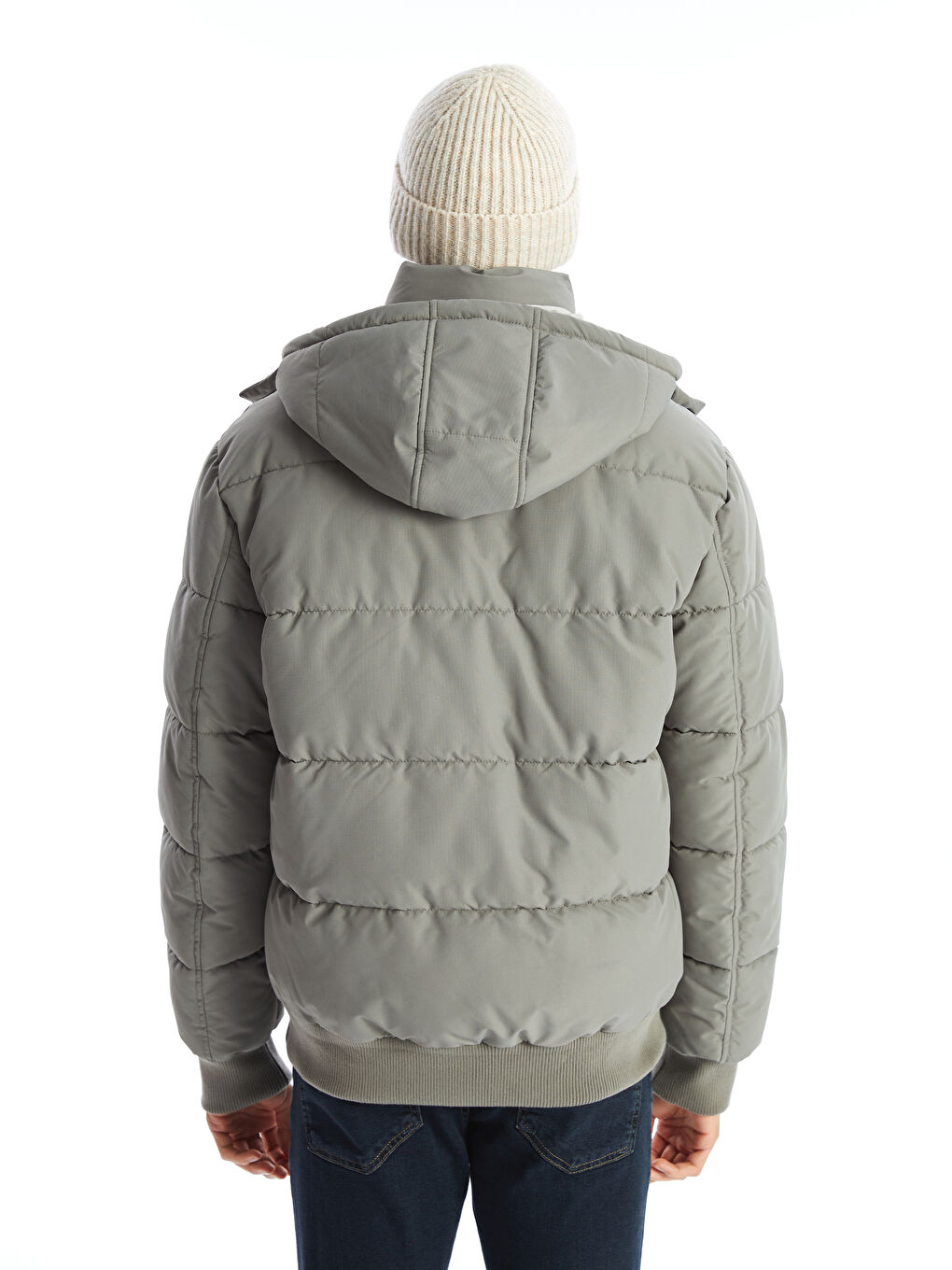 XSIDE Standard Fit Hooded Men's Puffer Coat -W4BD69Z8-YJ1
