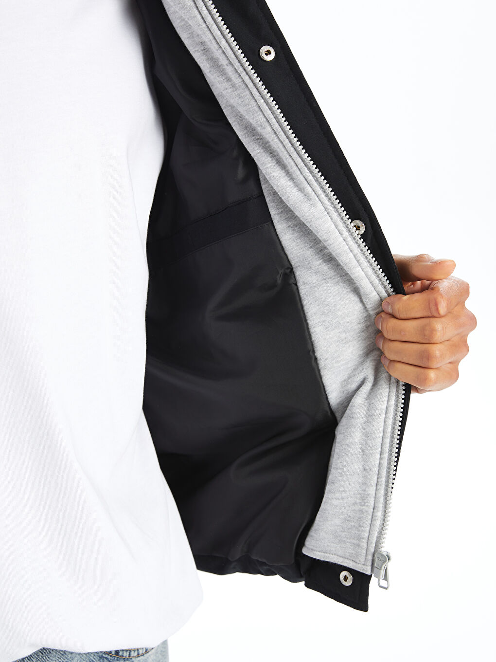 Standard Fit Hooded Puffer Coat-3