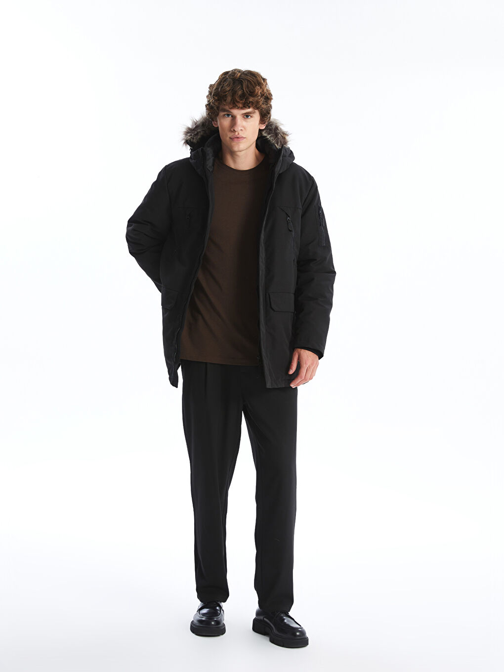 XSIDE Parka za Muškarce sa Kapuljačom Standardnog Kroja -W4BD82Z8-CVL
