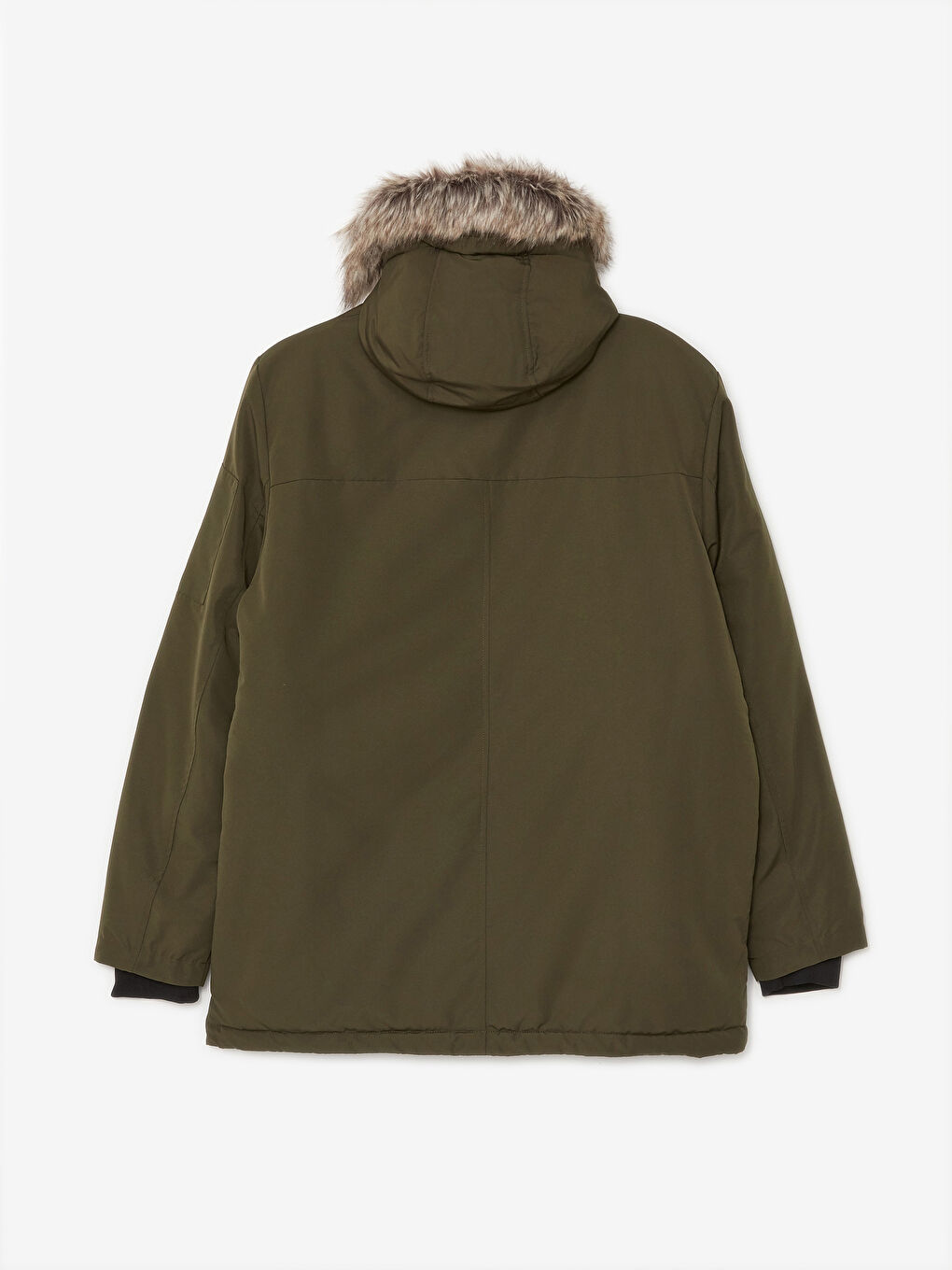 LCW Casual Haki Standart Kalıp Kapüşonlu Erkek Parka - 7