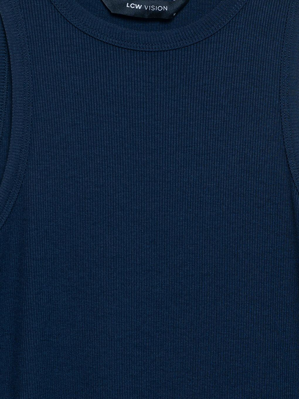 LCW Vision Women's Crew Neck Plain Dress -W4BE02Z8-HRC