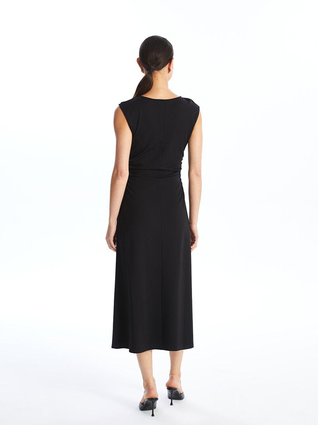 LCW Vision Crew Neck Women's Dress -W4BE05Z8-CVL