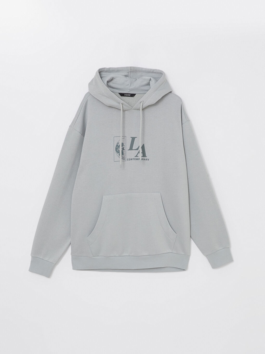 LCW Casual Mat Yeşil Uzun Kollu Erkek Hoodie - 4