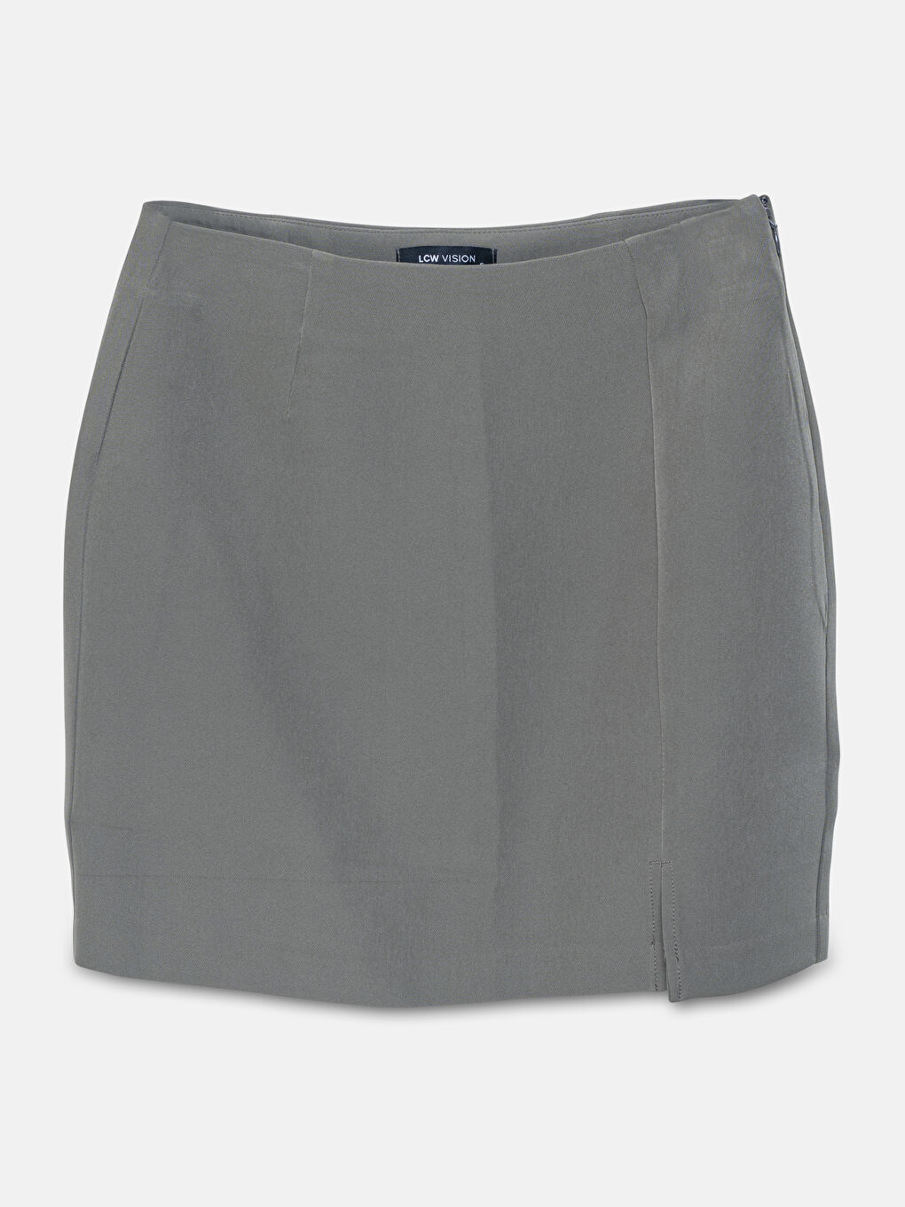 Plain Slit Detail Mini Women's Skirt -W4BE40Z8-KDX