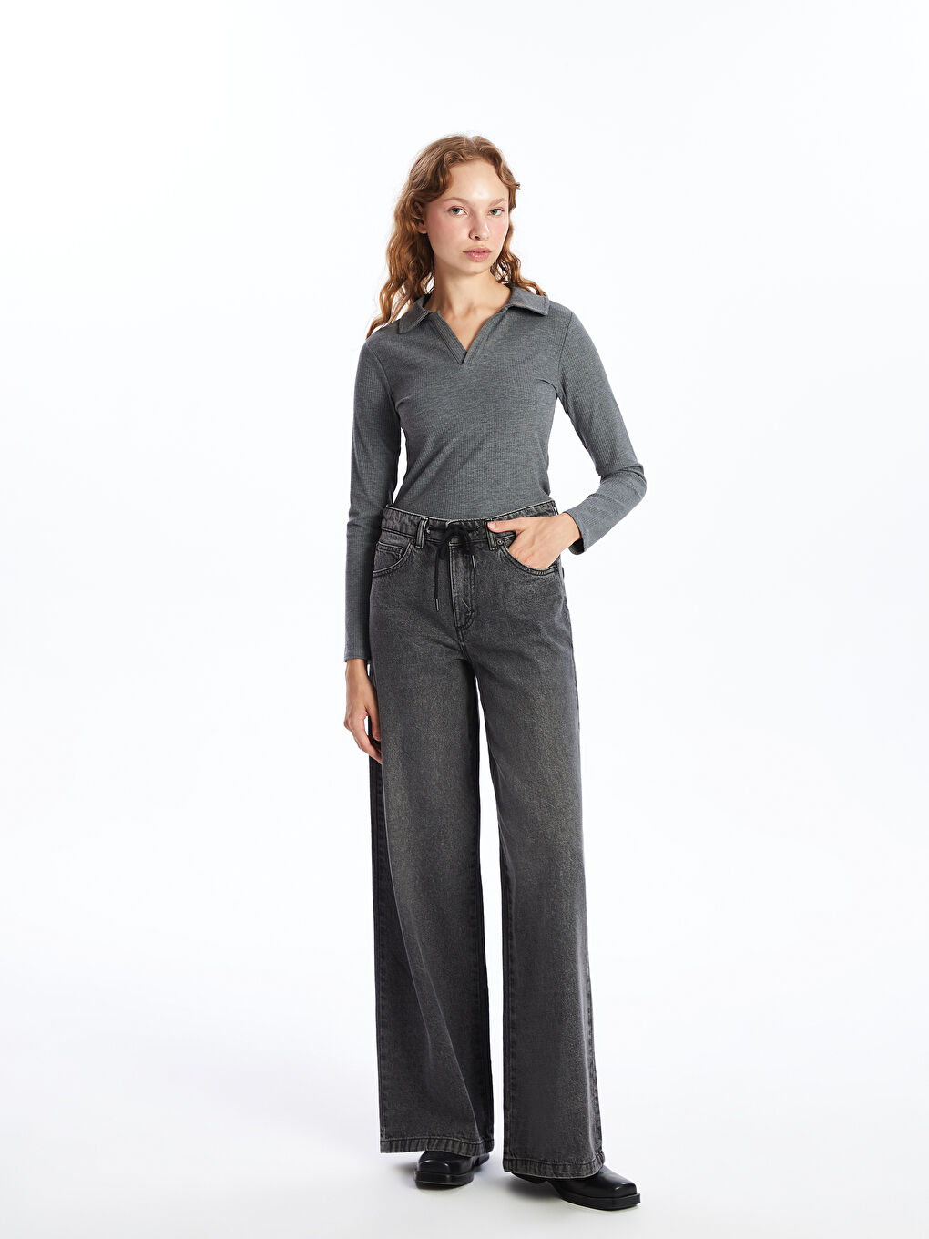 Blugi Wideleg pentru Femei