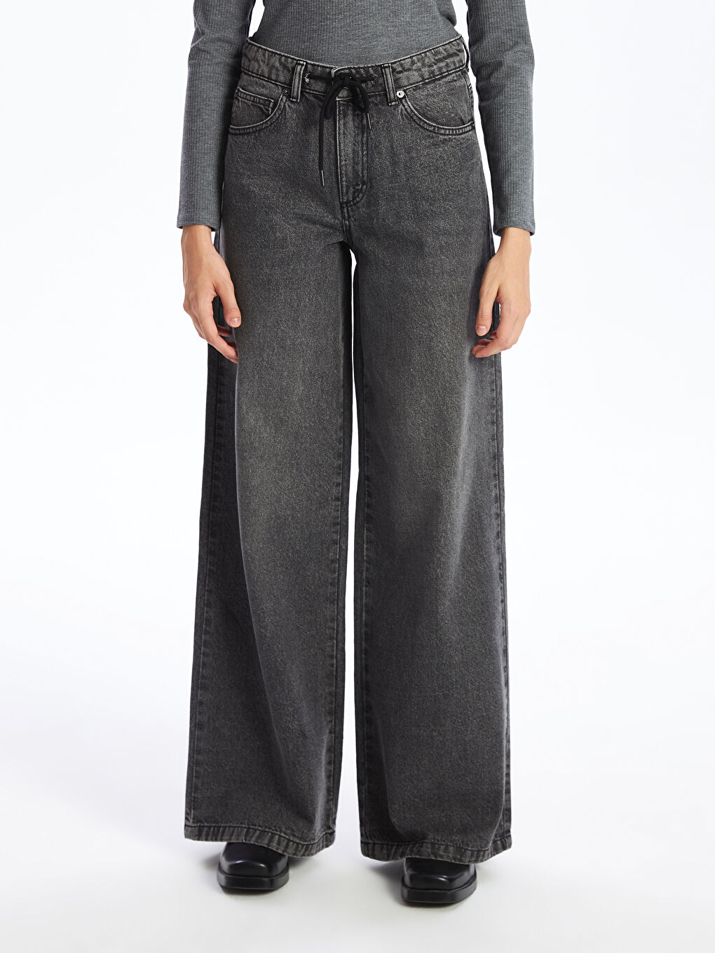 Blugi Wideleg pentru Femei-1