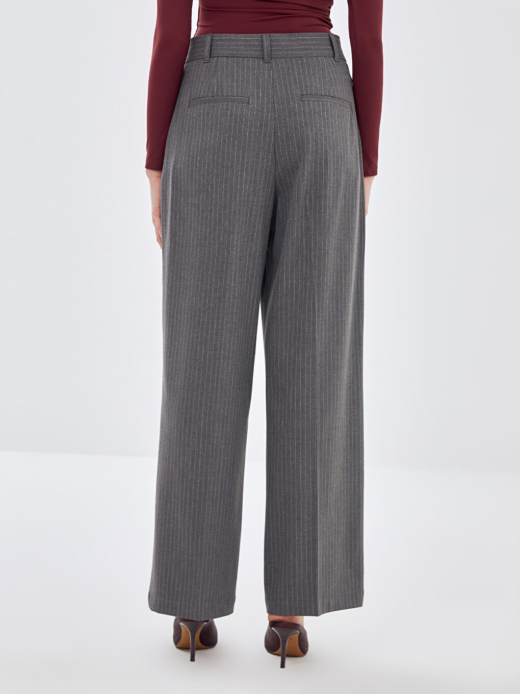 LCW Vision Loose Fit Women's Trousers -W4BE89Z8-LE0
