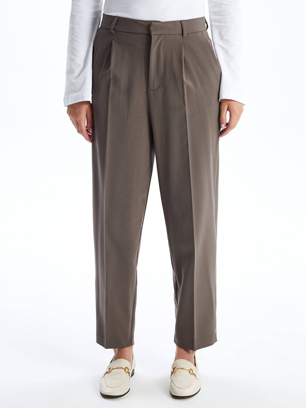 LCW Vision Loose Fit Women's Trousers -W4BE94Z8-JKW