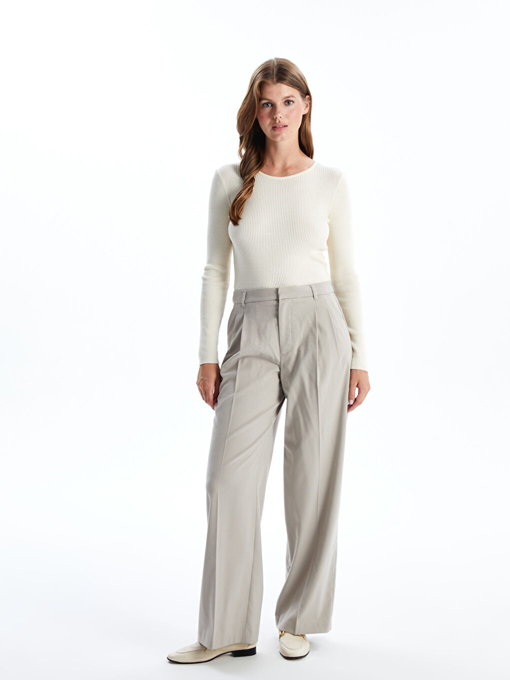 Loose Fit Women's Trousers -W4BE96Z8-D2Y