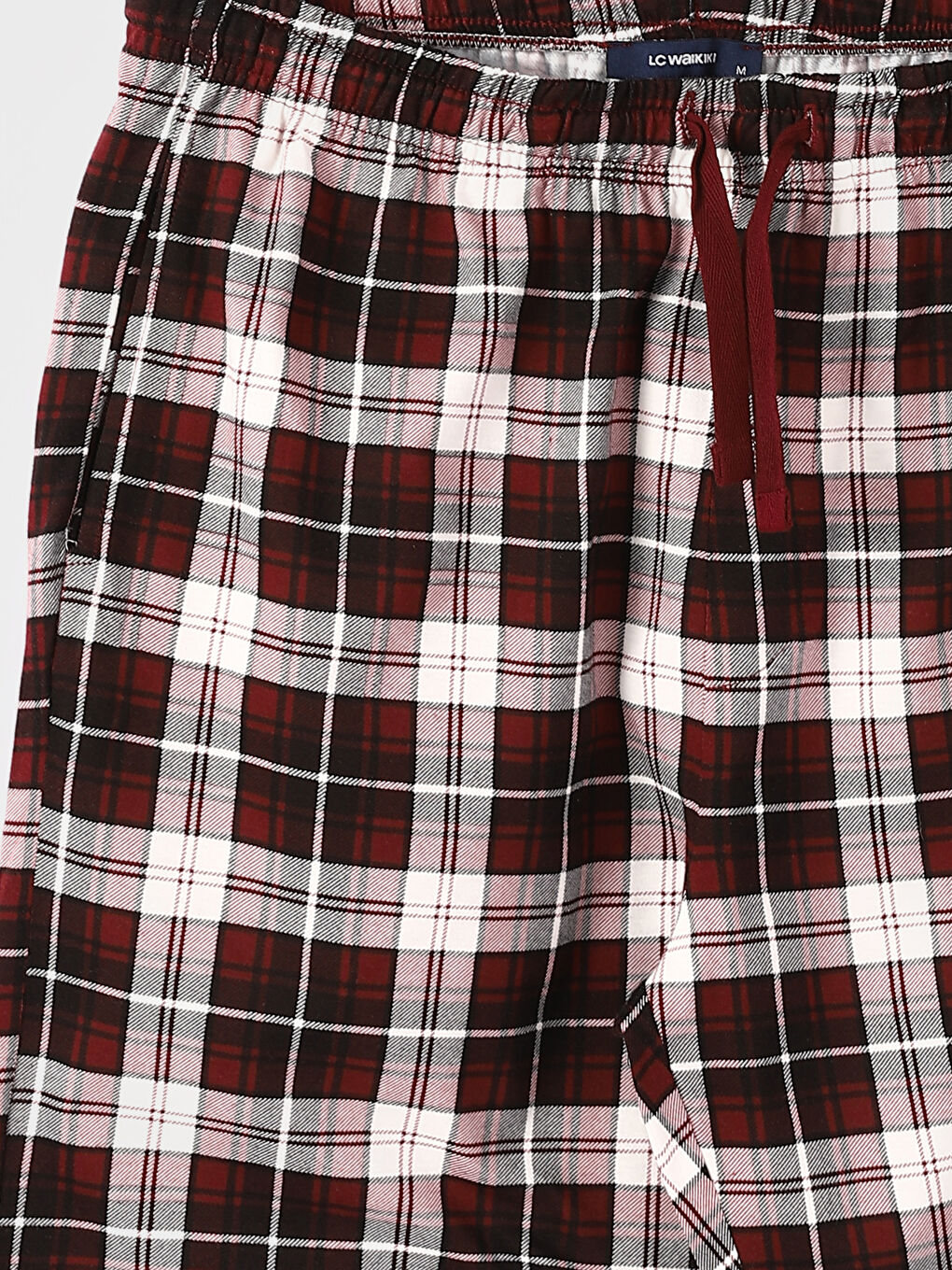 قيعان بيجامة كاروهات عادي للرجال-2