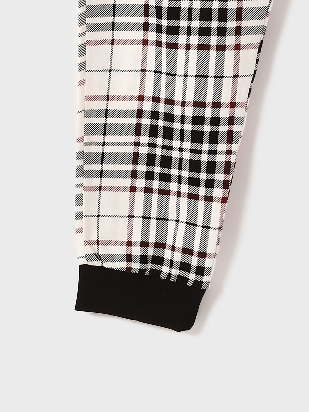 ерлерге арналған стандартты пішімдегі торлы пижама шалбарлары-2