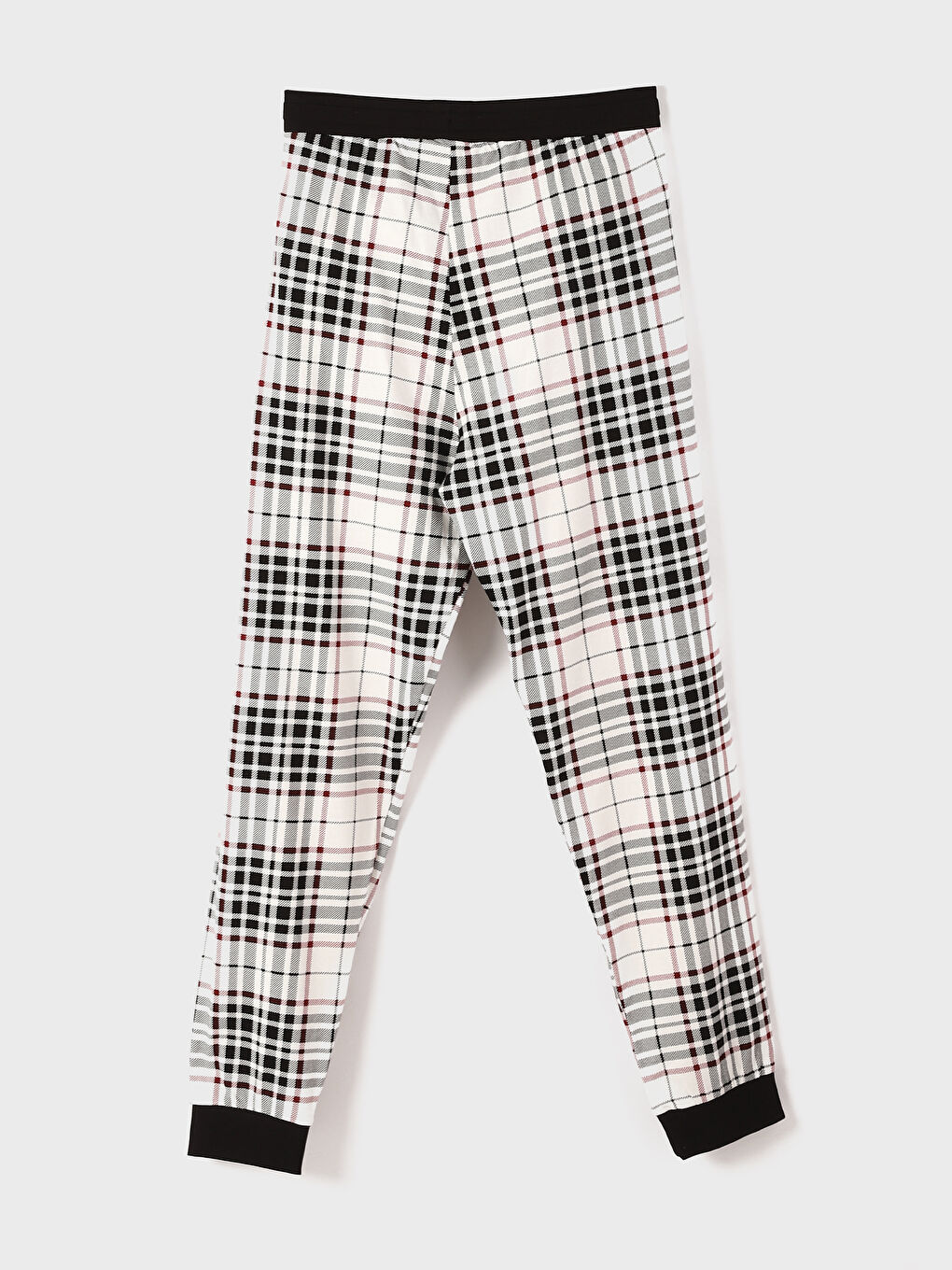 ерлерге арналған стандартты пішімдегі торлы пижама шалбарлары-3