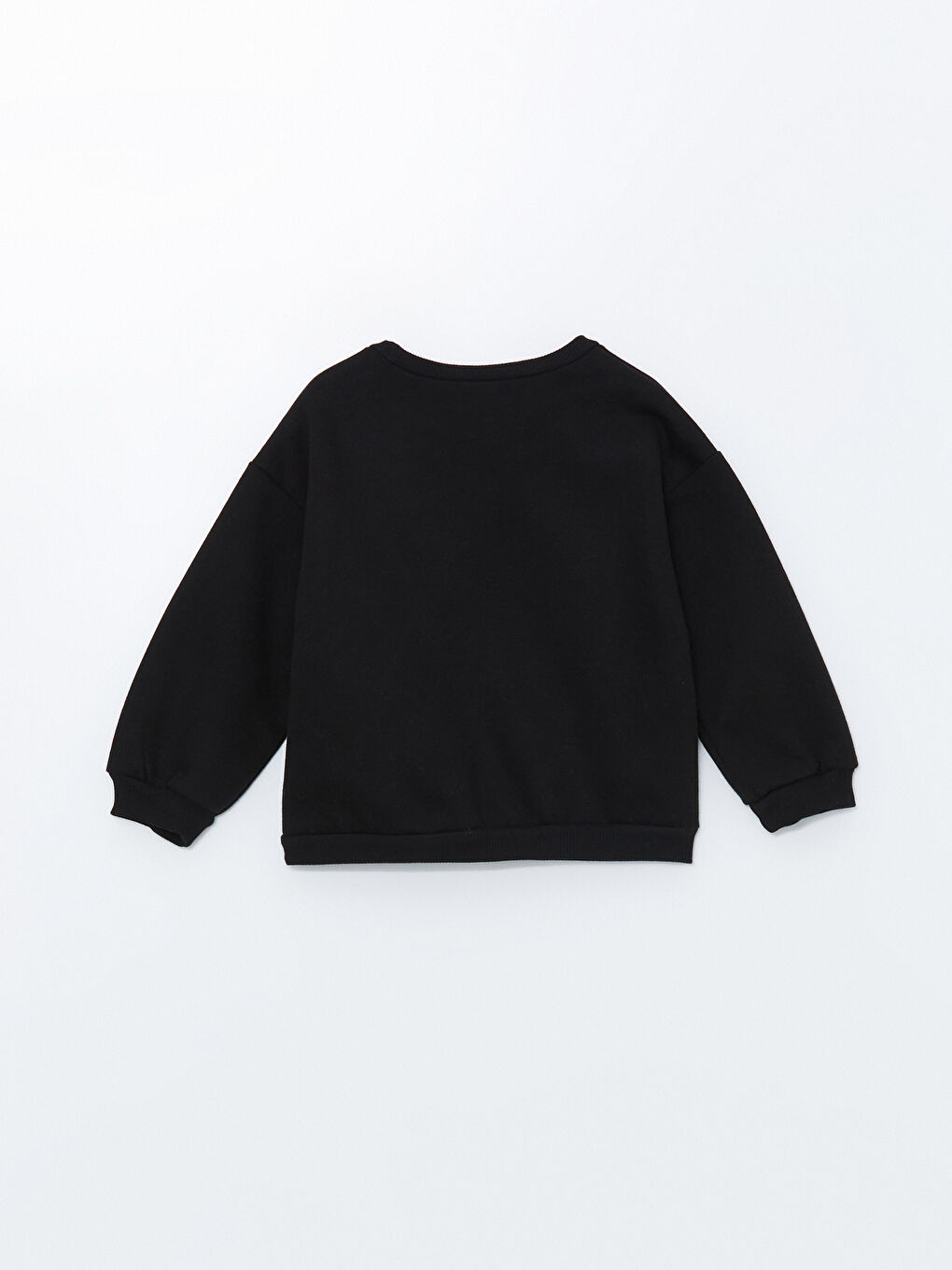 LCW Kids Yeni Siyah Bisiklet Yaka Baskılı Kız Çocuk Sweatshirt - 2