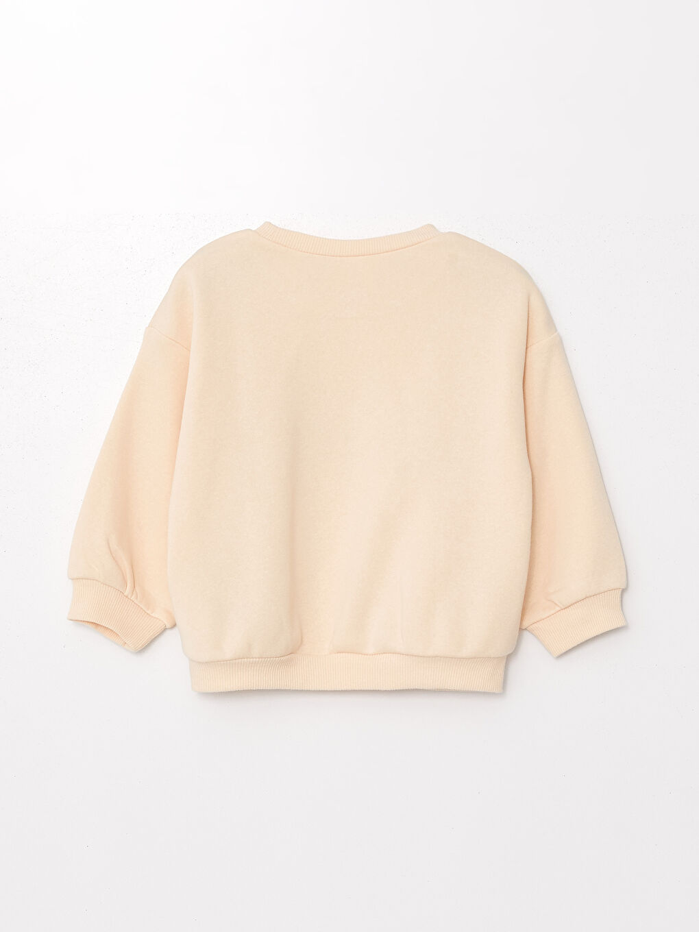 Crew Neck Thick Printed Girls' Sweatshirt-1