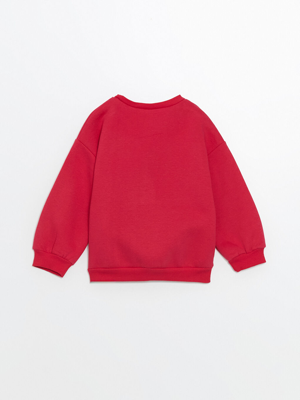 LCW Kids Fuşya Bisiklet Yaka Kalın Baskılı Kız Çocuk Sweatshirt - 4