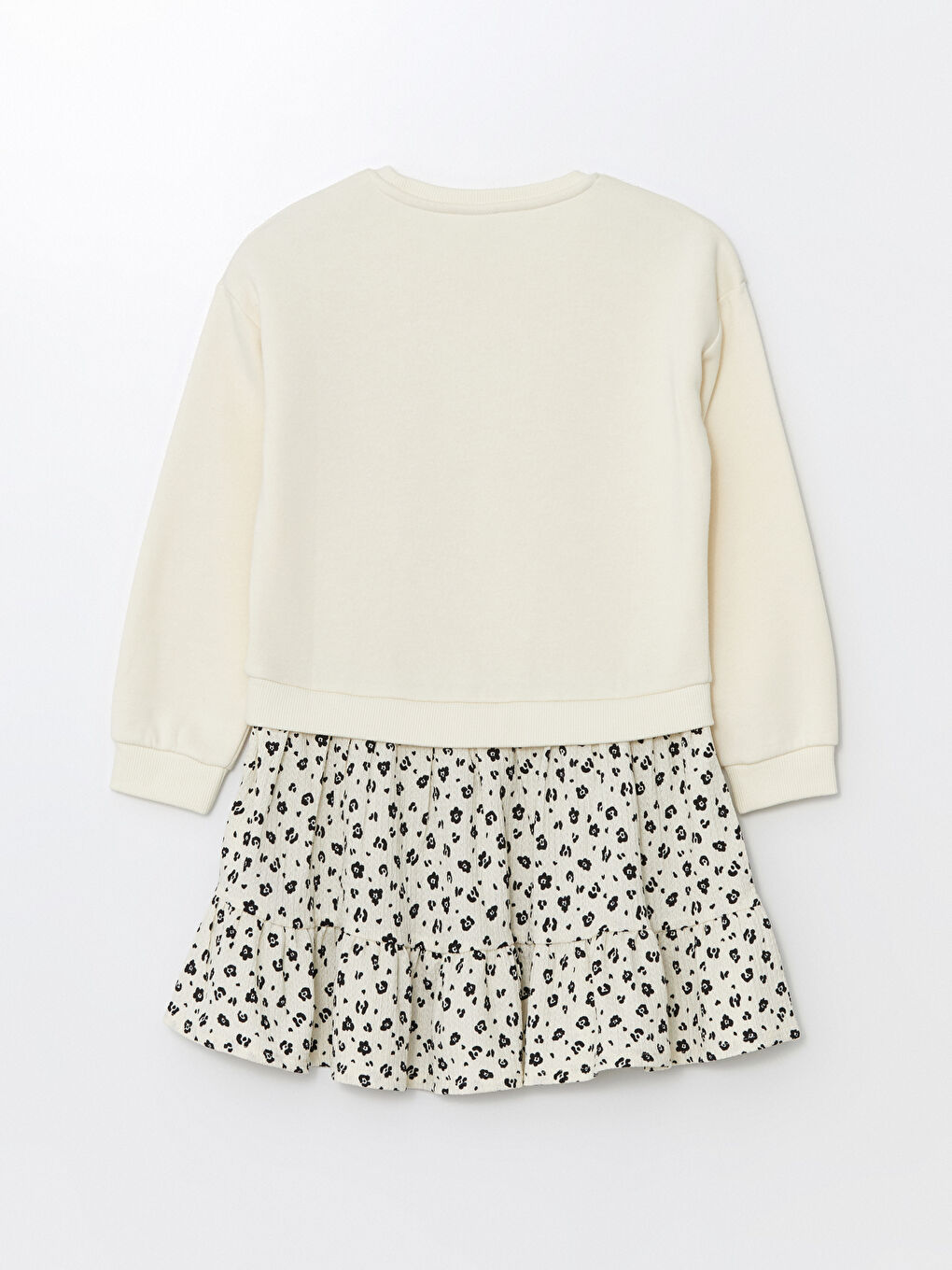 LCW Kids Crew Neck Girls' Dress -W4BH19Z4-FRC