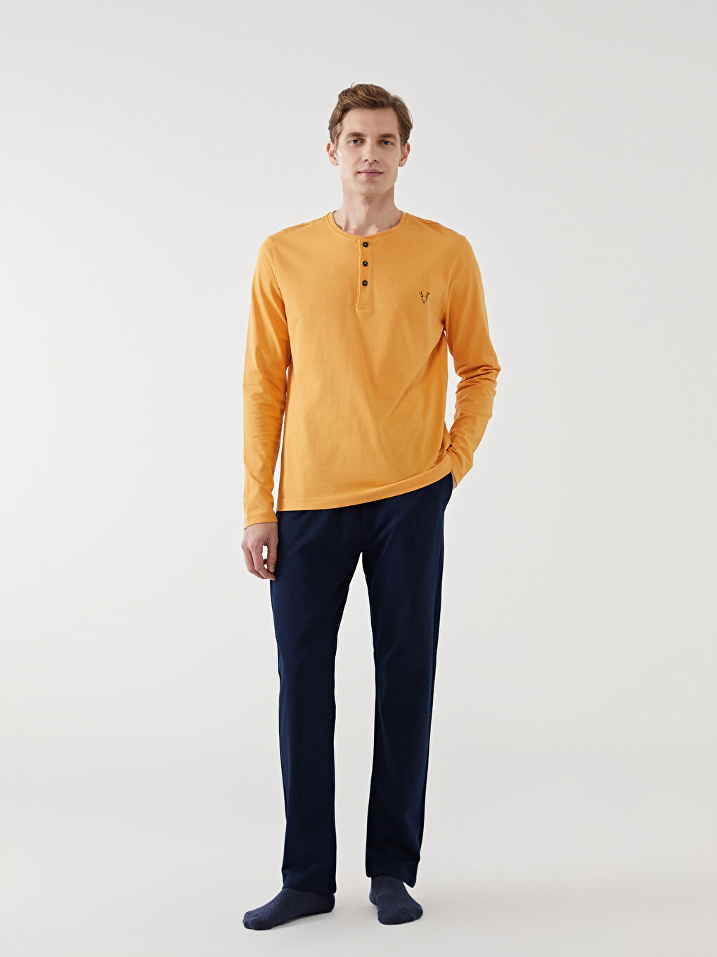 Regular Fit Men's Pyjama Set-1