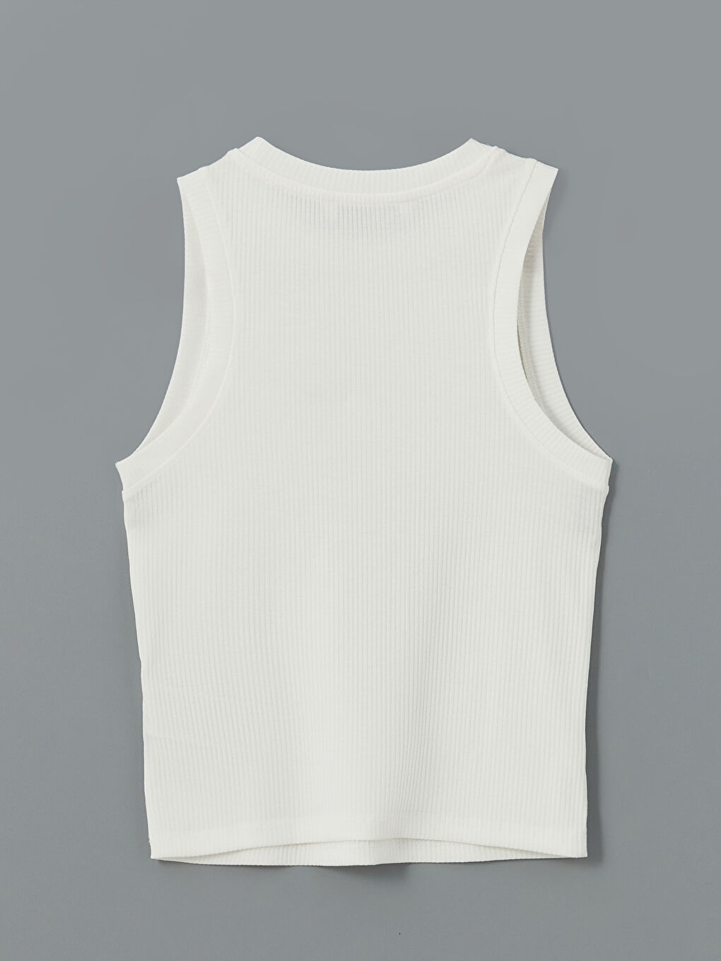 Crew Neck Textured Women's Tank Top-5