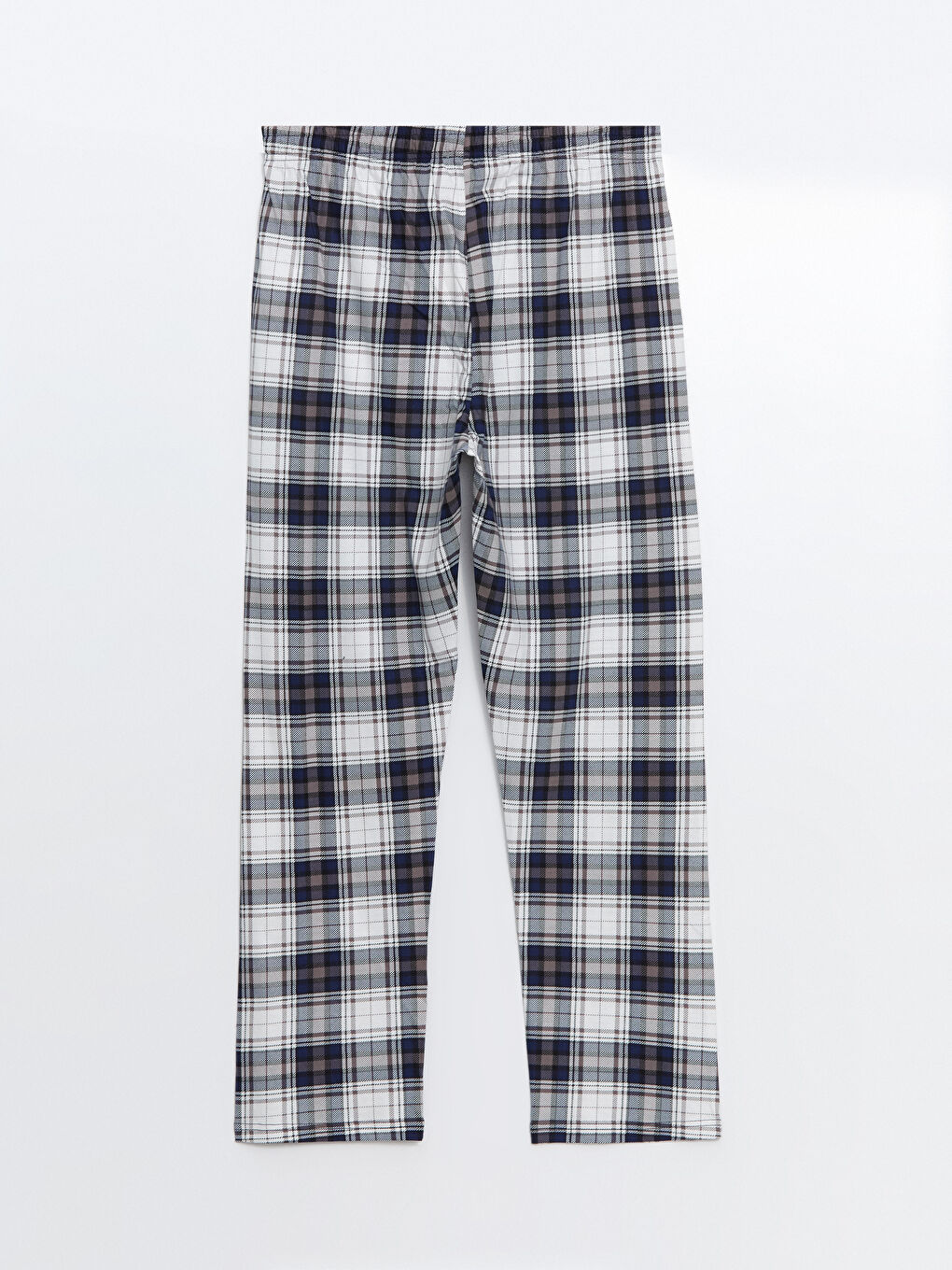 Reguläre Passform Karo Pyjama-Hosen für Herren-5