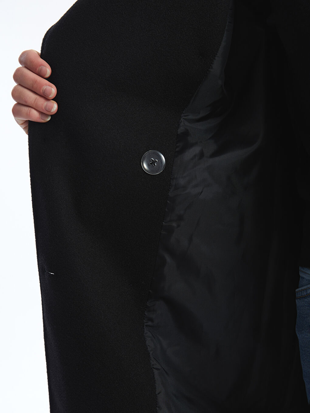 Jacket Collar Women's Cachet Overcoat-3