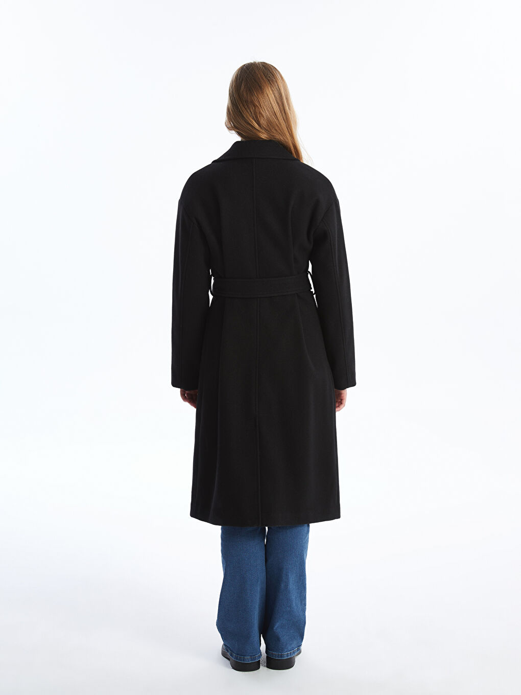 Jacket Collar Women's Cachet Overcoat-4