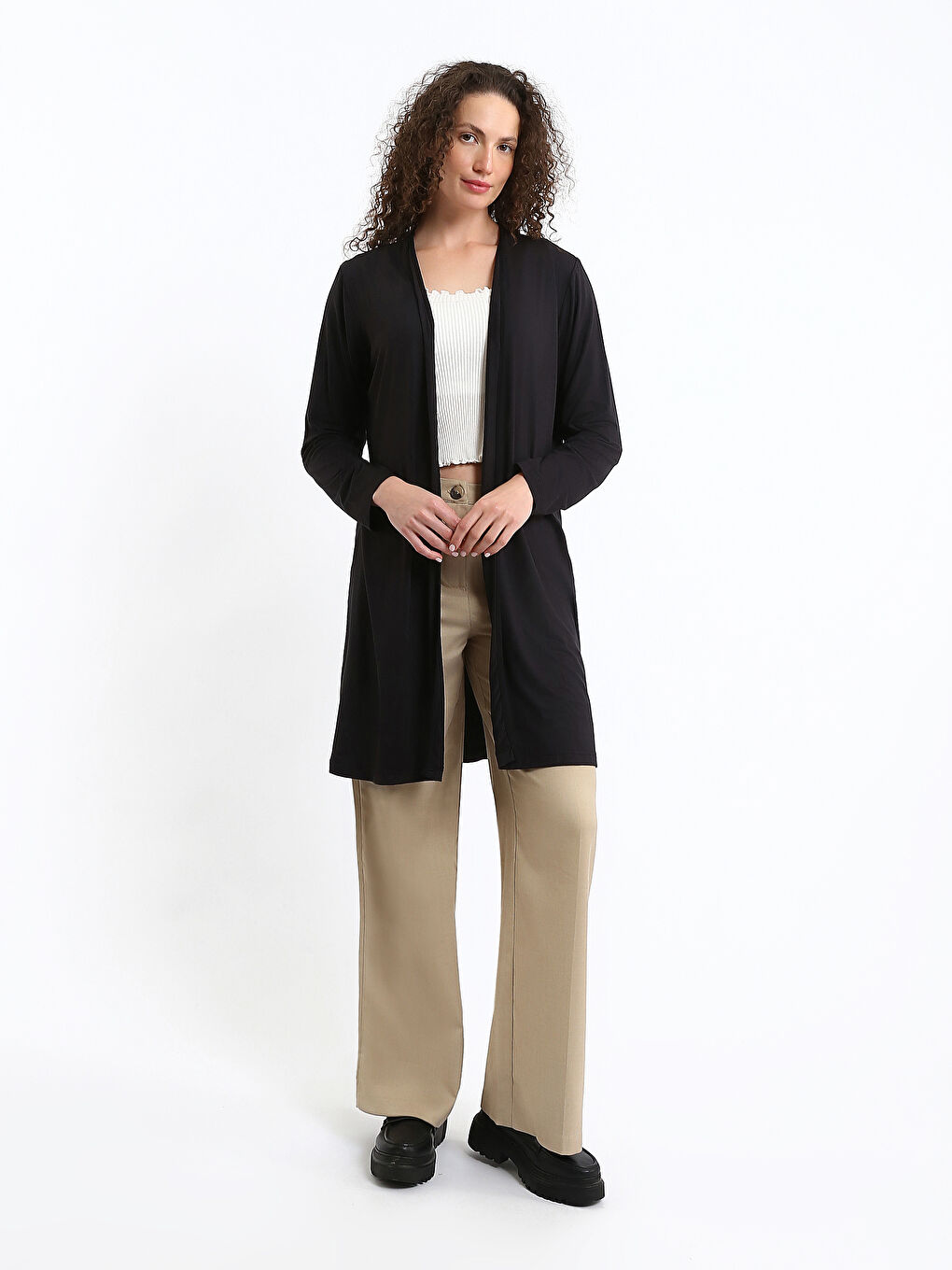 Shawl Collar Women's Cardigan-1