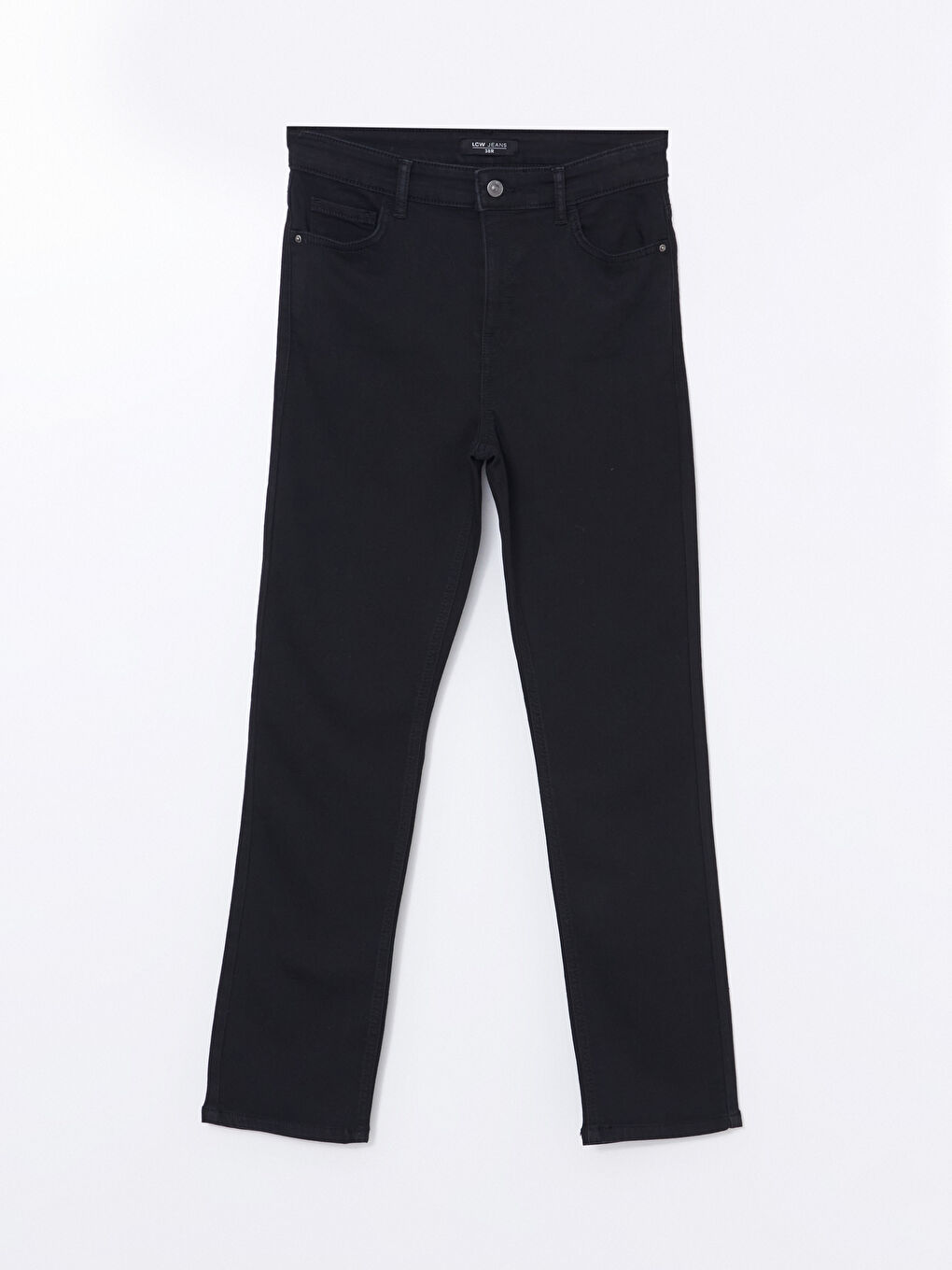 LCWAIKIKI Classic Siyah Slim Fit Kadın Jean Pantolon - 4