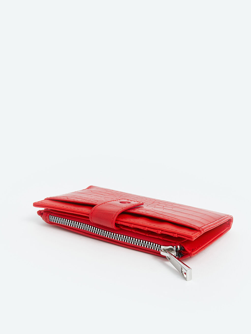 Leather Look Women's Wallet -W4BI71Z8-CRT