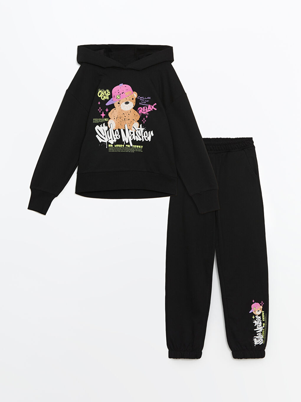 Crew Neck Girls' Tracksuit Set