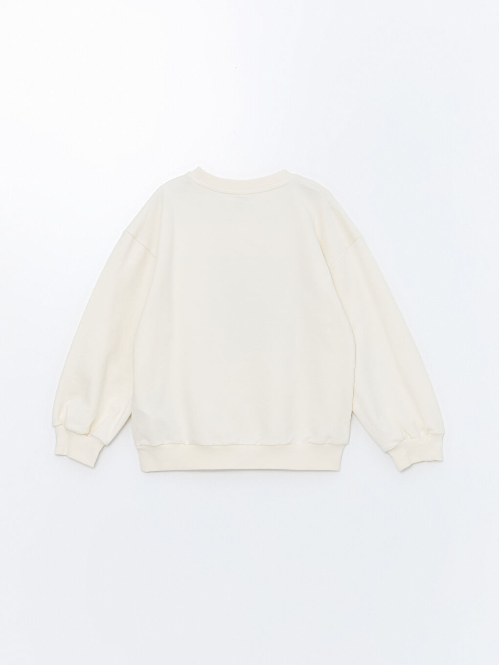 سويتشيرت تخين بياقة دائرية للبنات وبنطلون ضيق-3