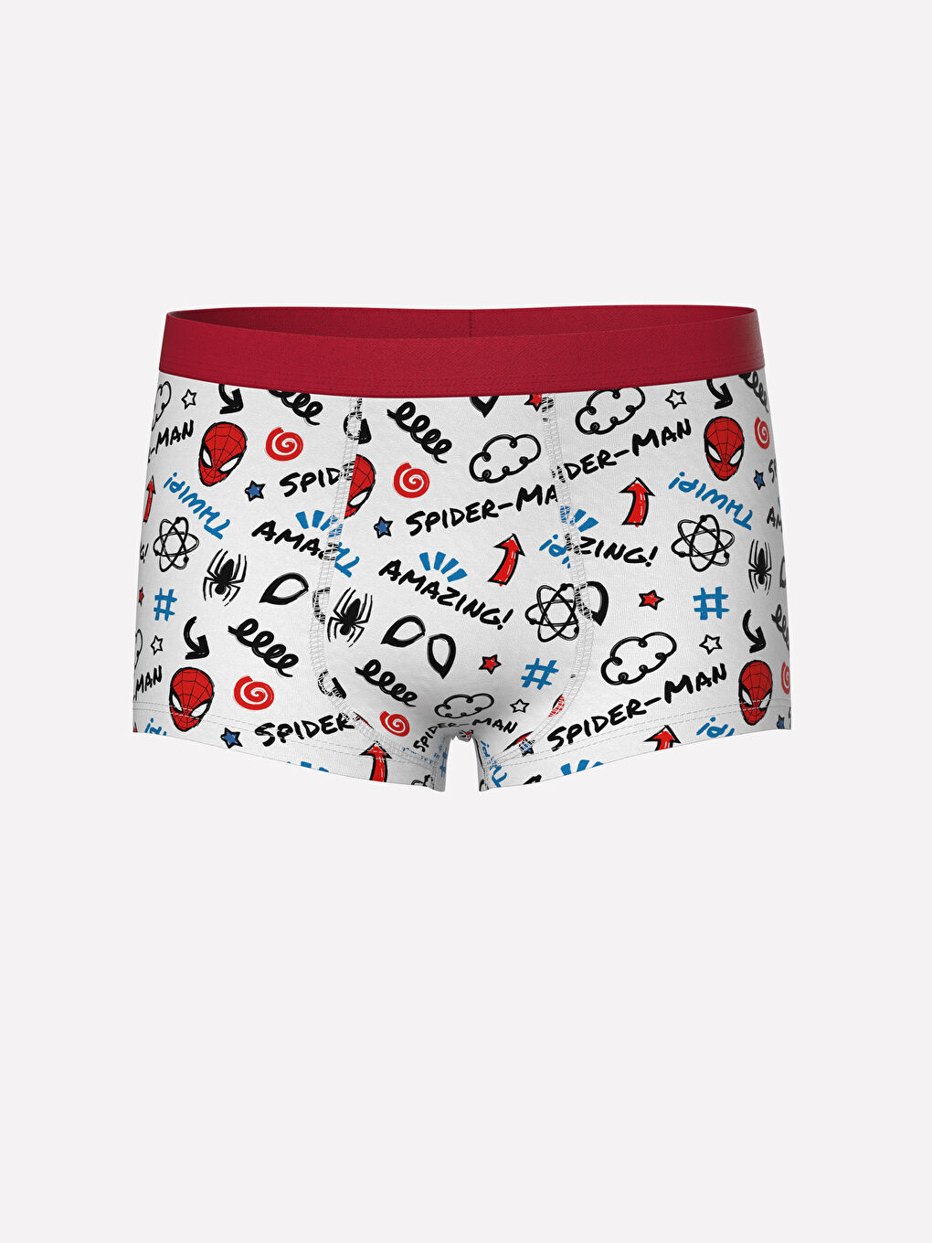 LCW Kids Beyaz Baskılı Baskılı Erkek Çocuk Boxer 2'li - 1