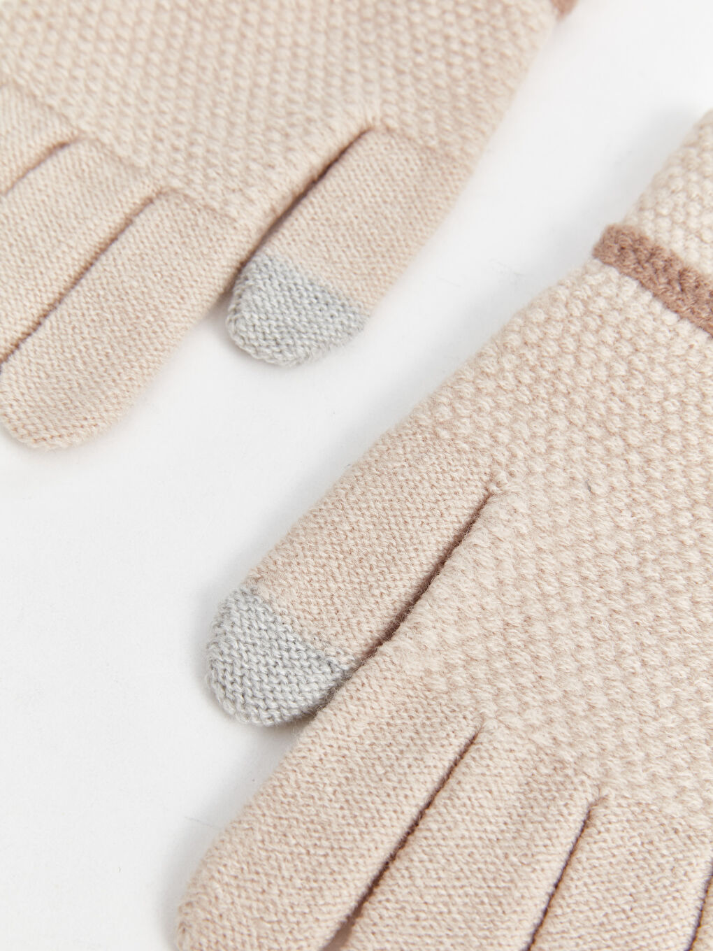 LCW ACCESSORIES Bestickte Strickhandschuhe für Damen -W4BJ94Z8-D5R