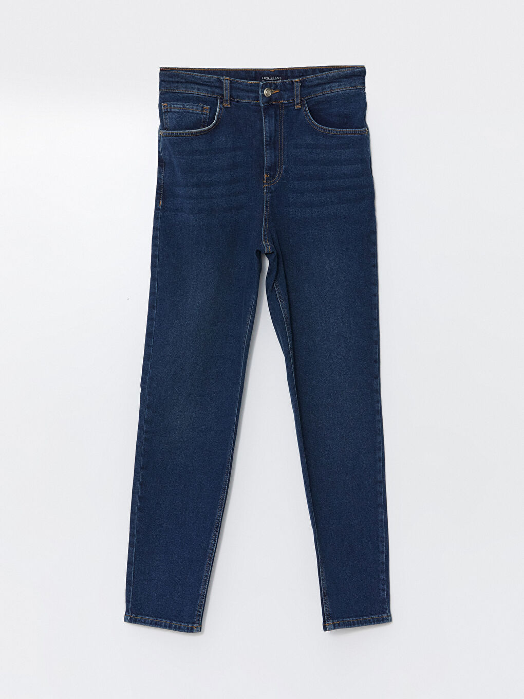 LCW Jeans Koyu Tonlama Rodeo Mom Fit Kadın Jean Pantolon - 4