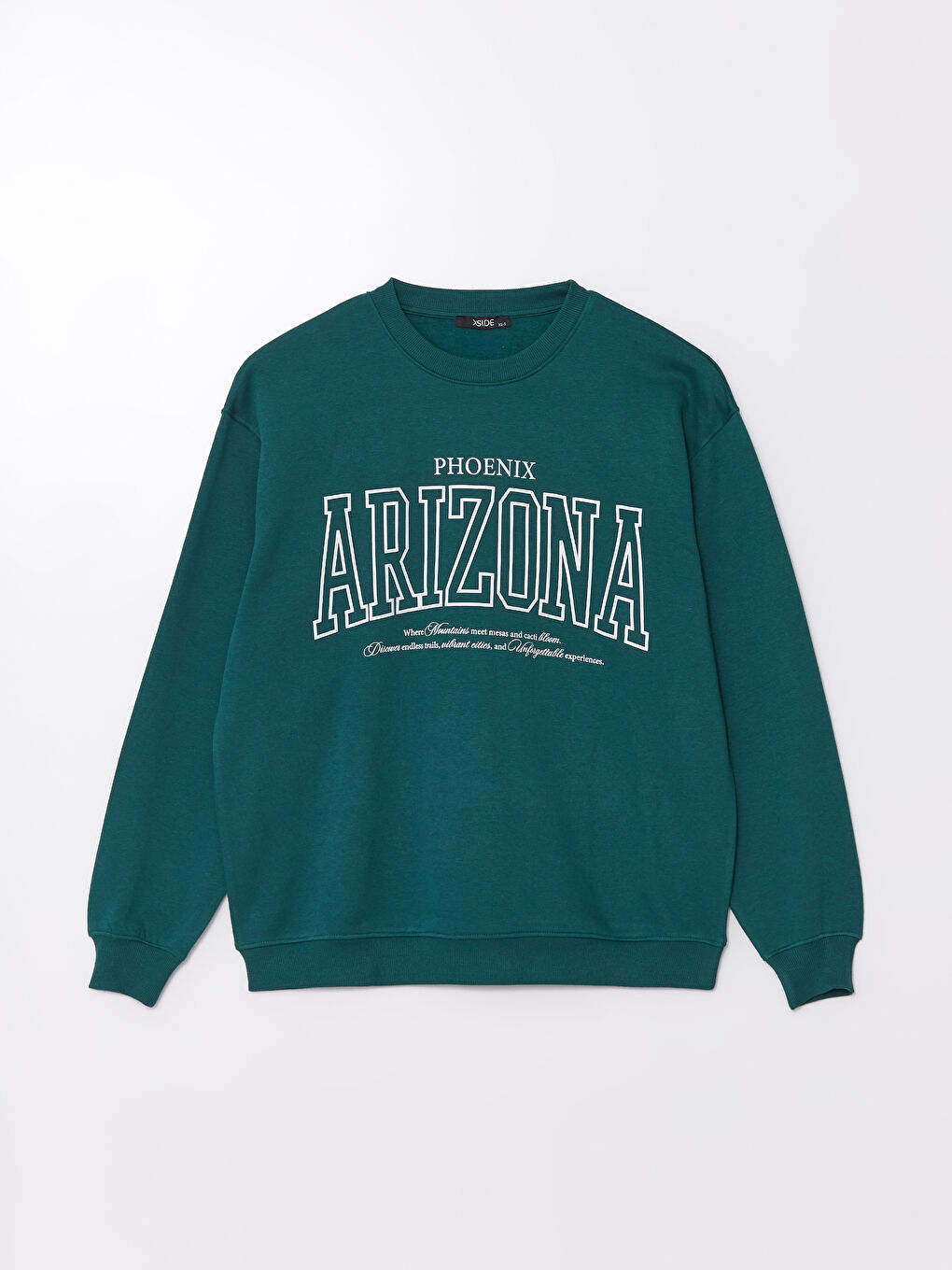 سویتشێرتی چاپکراوی ئۆڤەرسایز یەخە خڕ بۆ ژنان-4