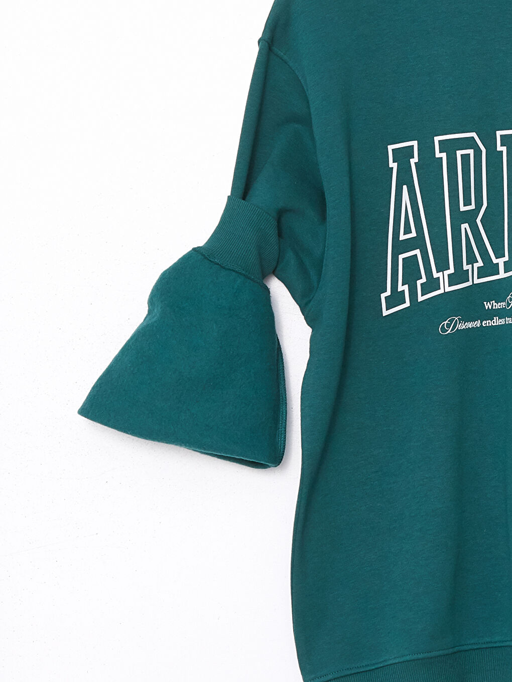 سویتشێرتی چاپکراوی ئۆڤەرسایز یەخە خڕ بۆ ژنان-5