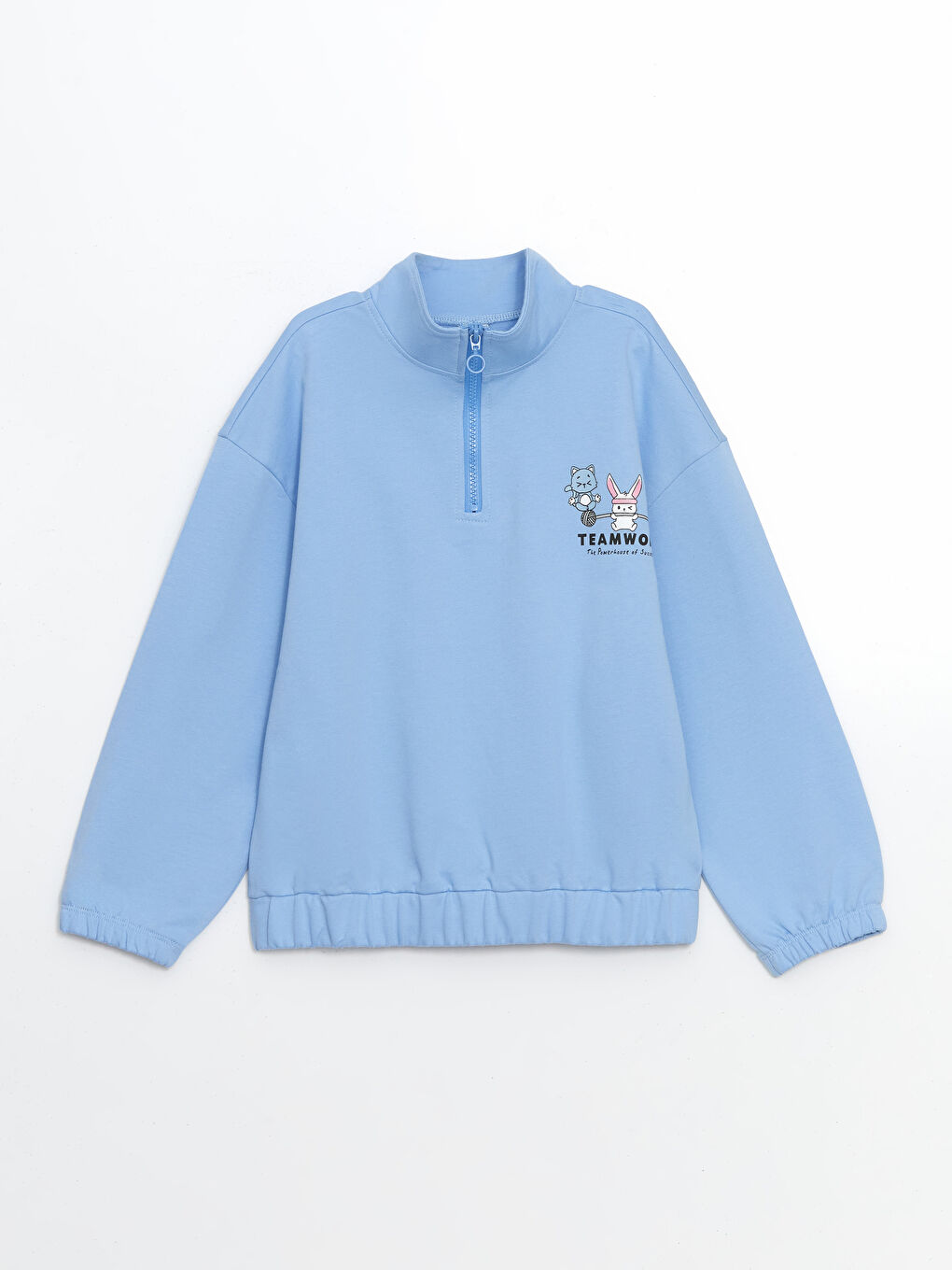 طقم ترنج بناتي تخين بياقة عالية-1