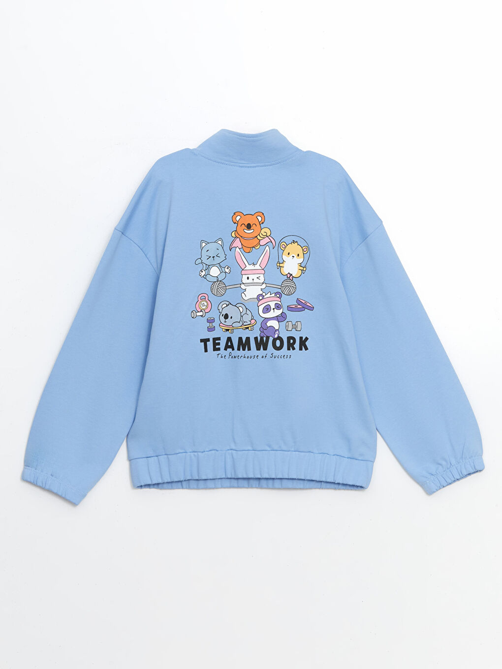 طقم ترنج بناتي تخين بياقة عالية-2