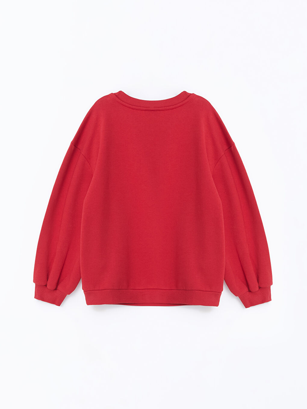 سويتشيرت تخين بياقة دائرية للبنات وبنطلون ضيق-2