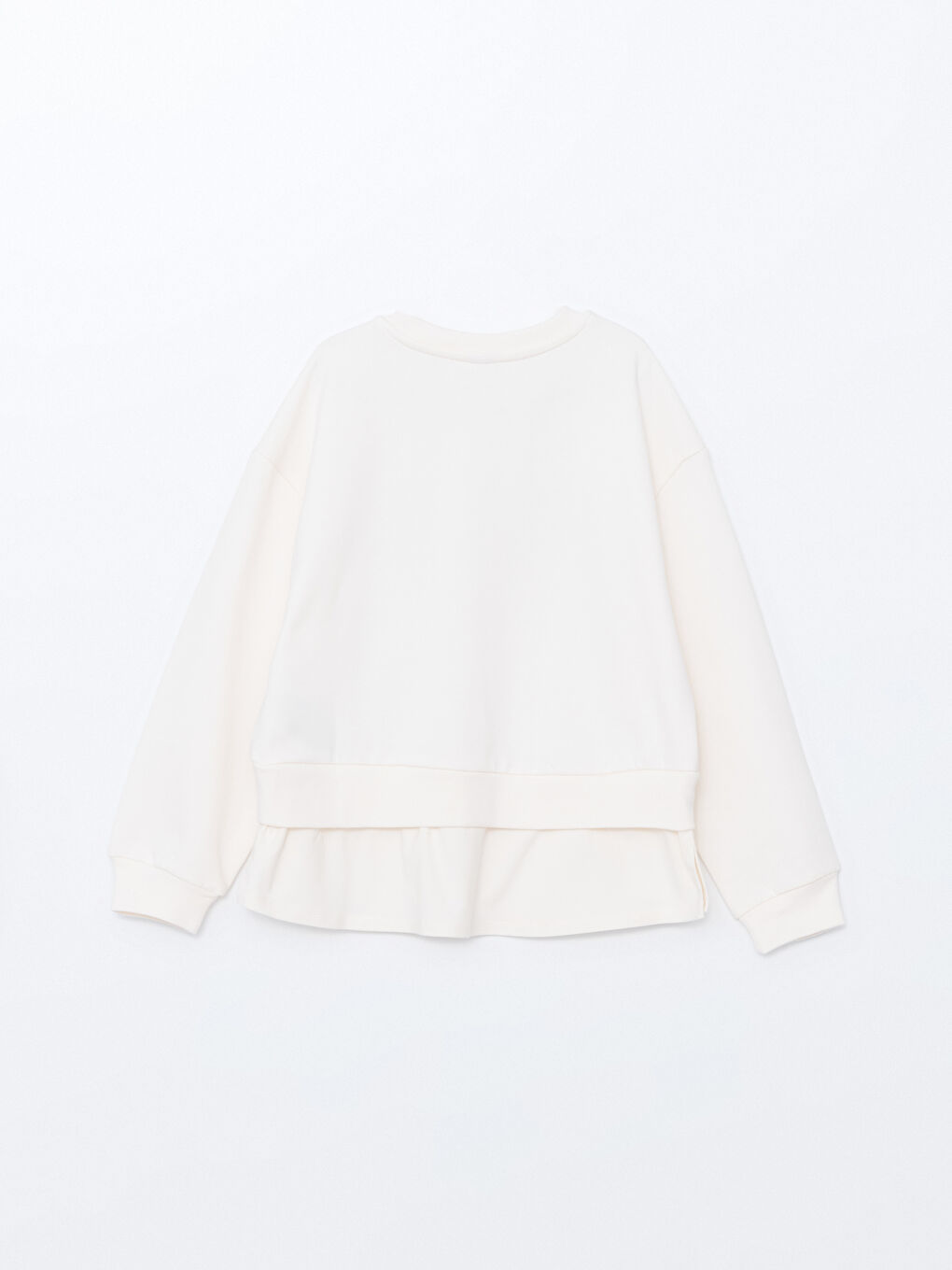 Crew Neck Girls' Tracksuit Set-3