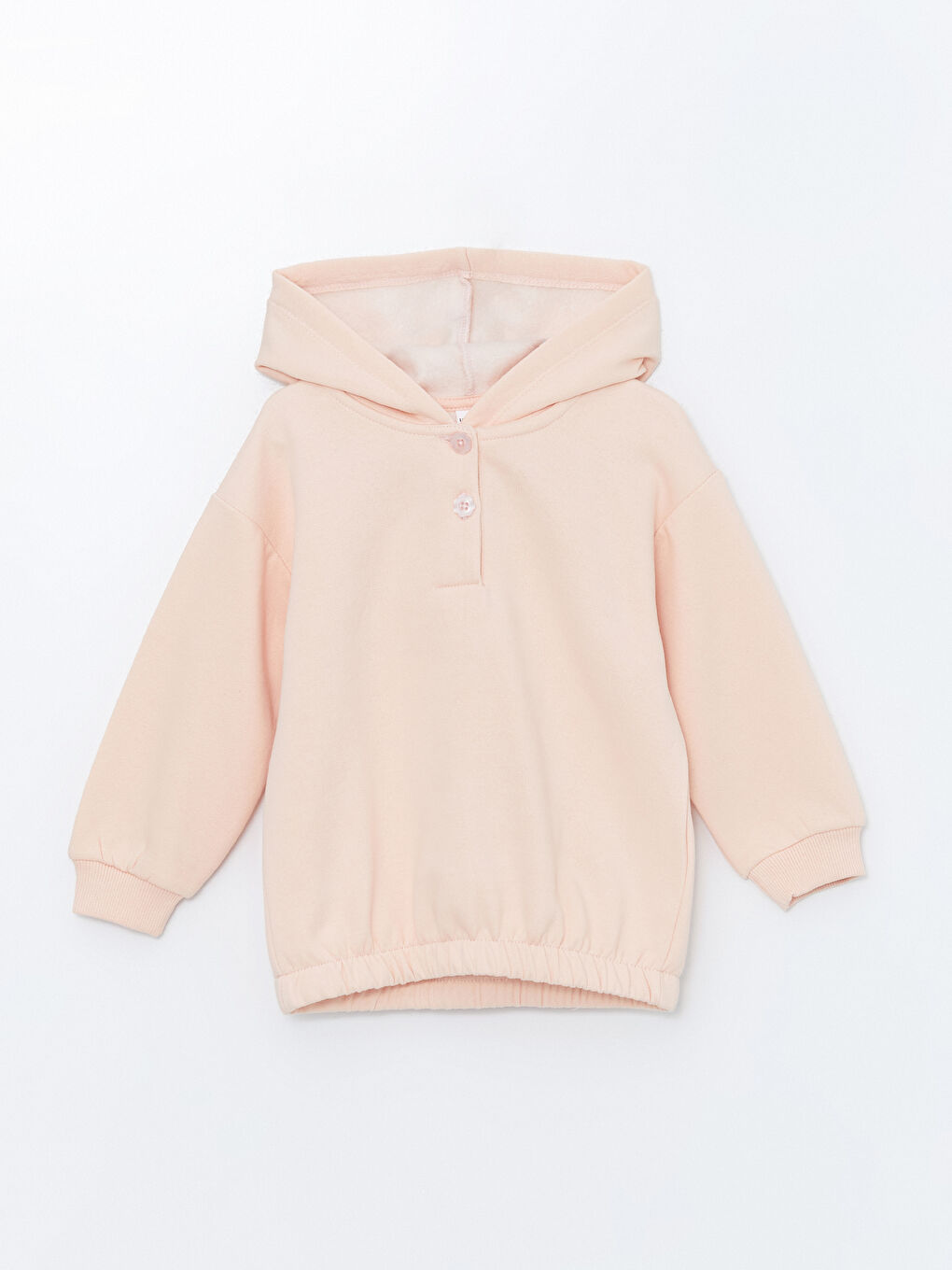 Hooded Long Sleeve Basic Girls' Sweatshirt and Tracksuit Bottom 2 Pack Set-1