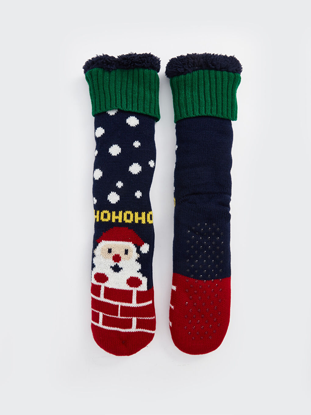 LCW ACCESSORIES New Year's Themed Men's Home Socks -W4BL64Z8-K00