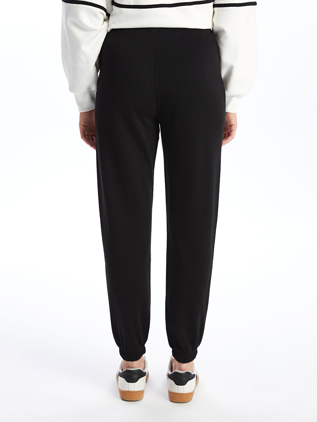 Elasticated Waist Women's Jogger Sweatpants-3