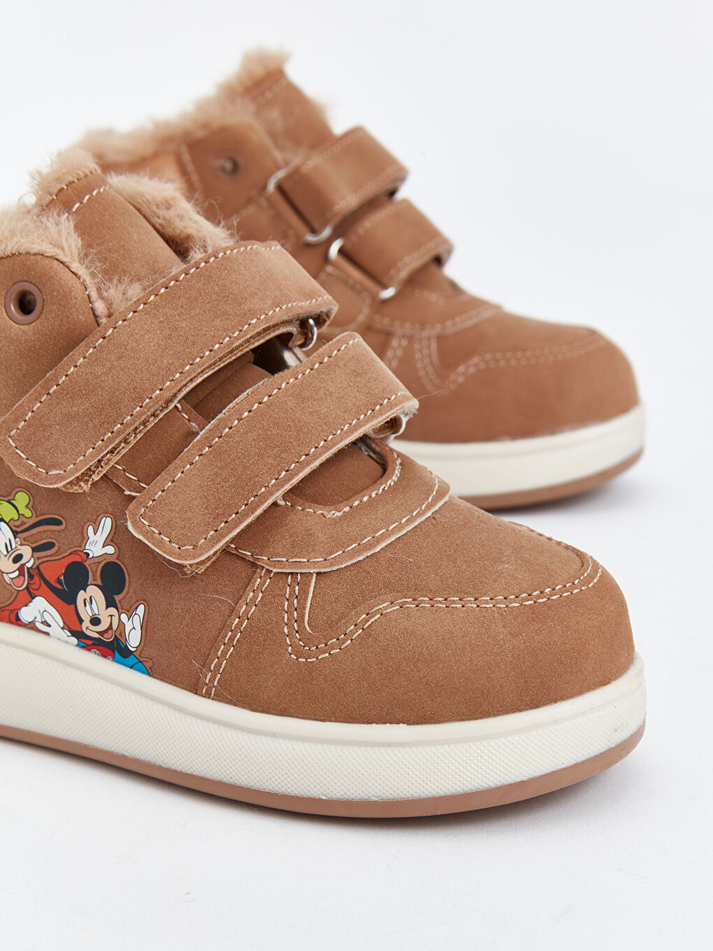 LCW STEPS Taba Mickey Mouse Baskılı Erkek Bebek Bot - 2