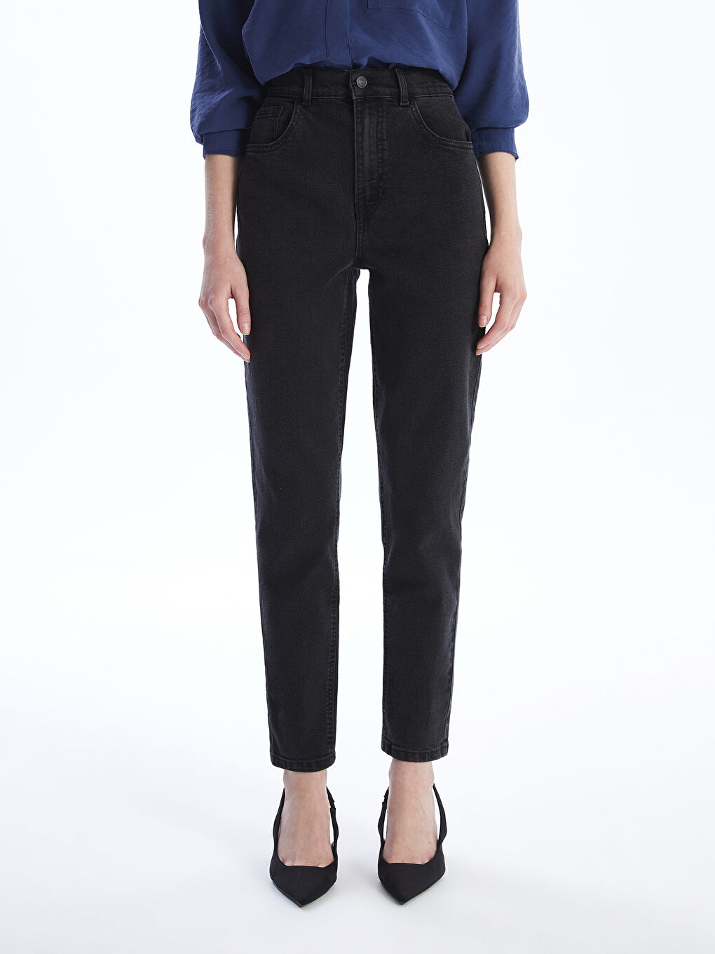 LCW Jeans Τζιν Μομ Φιτ για Γυναίκες -W4BM78Z8-327